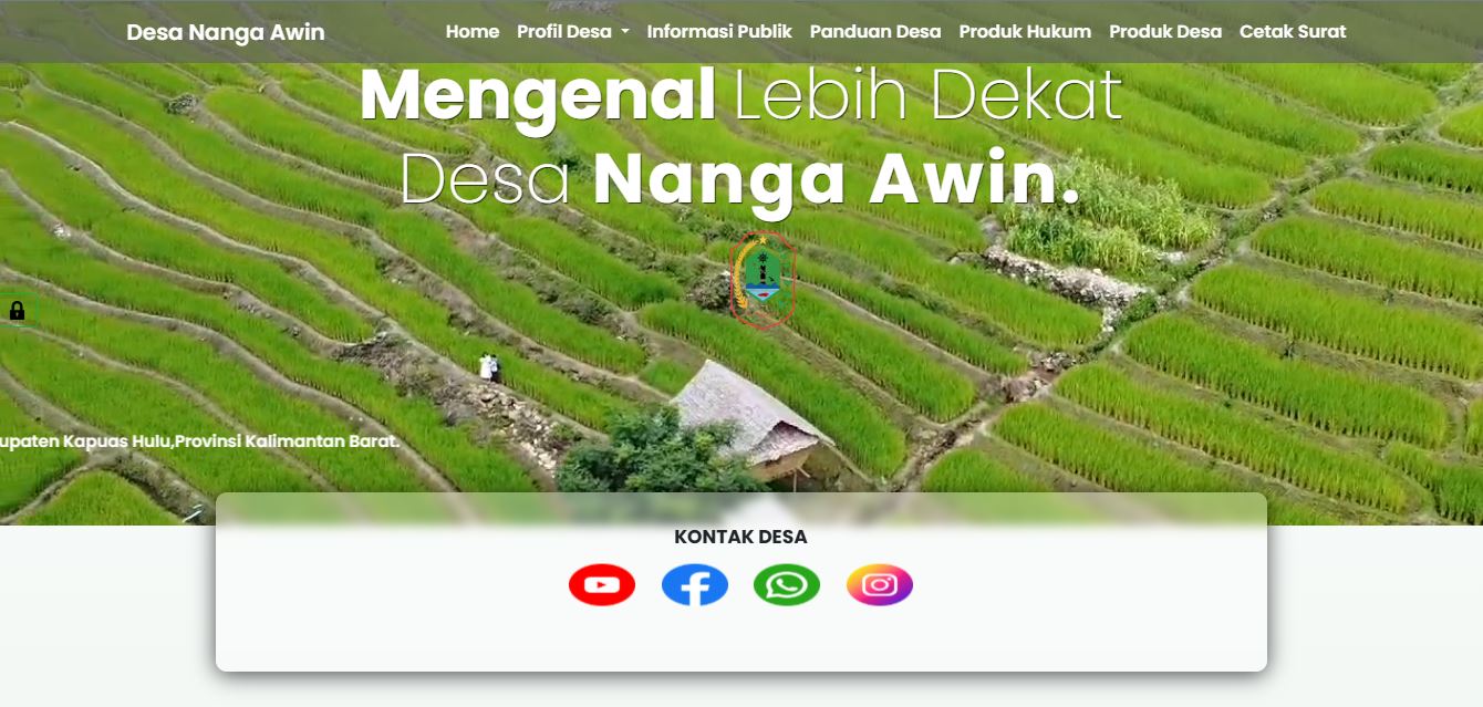 Website Desa Nanga Awin